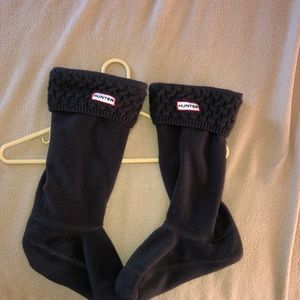 Hunter high boot socks